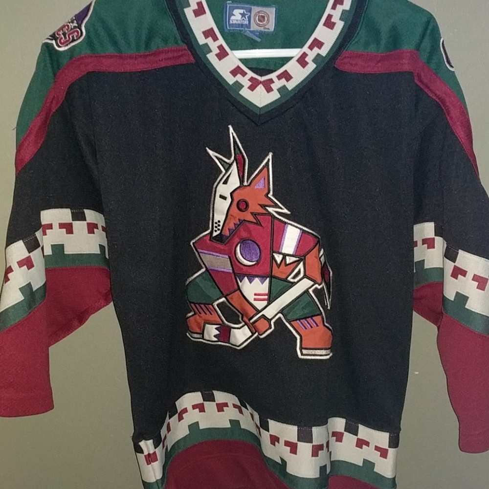 Retro Starter Authentic Hockey Jersey (Coyotes)